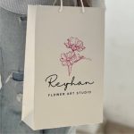 شاپینگ بگ گلاسه سفید 36 در24 عطف10 (عمودی)