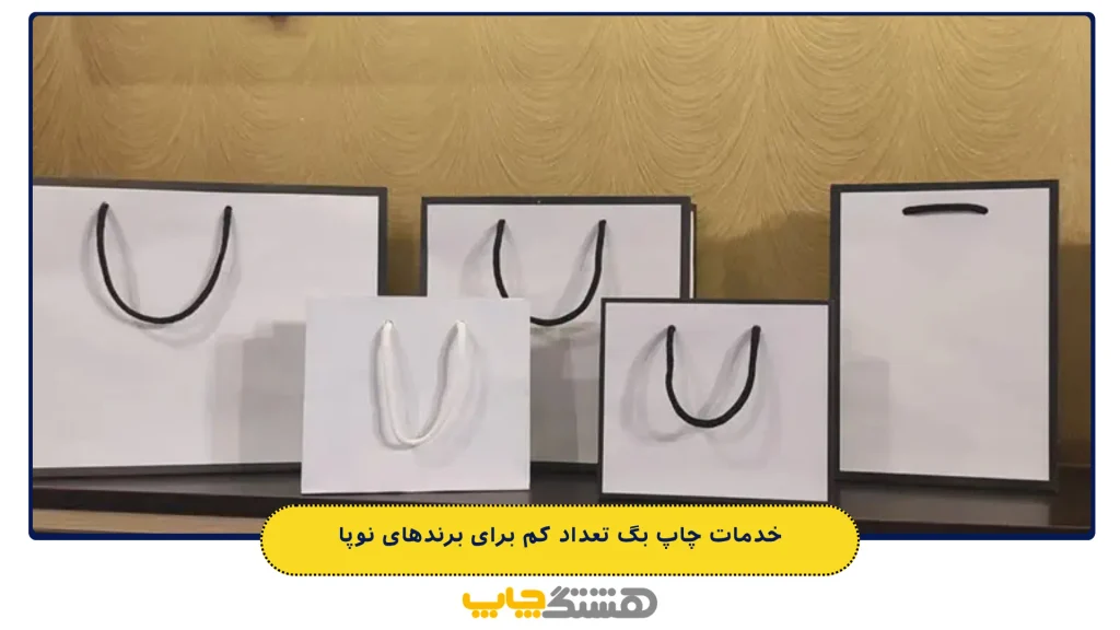 خدمات چاپ بگ تعداد کم برای برندهای نوپا